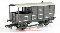 OR76TOB002 Oxford Rail GWR 4 Wheel Toad Brake Van number 56034 in GW Grey livery "Acton" with plated sides